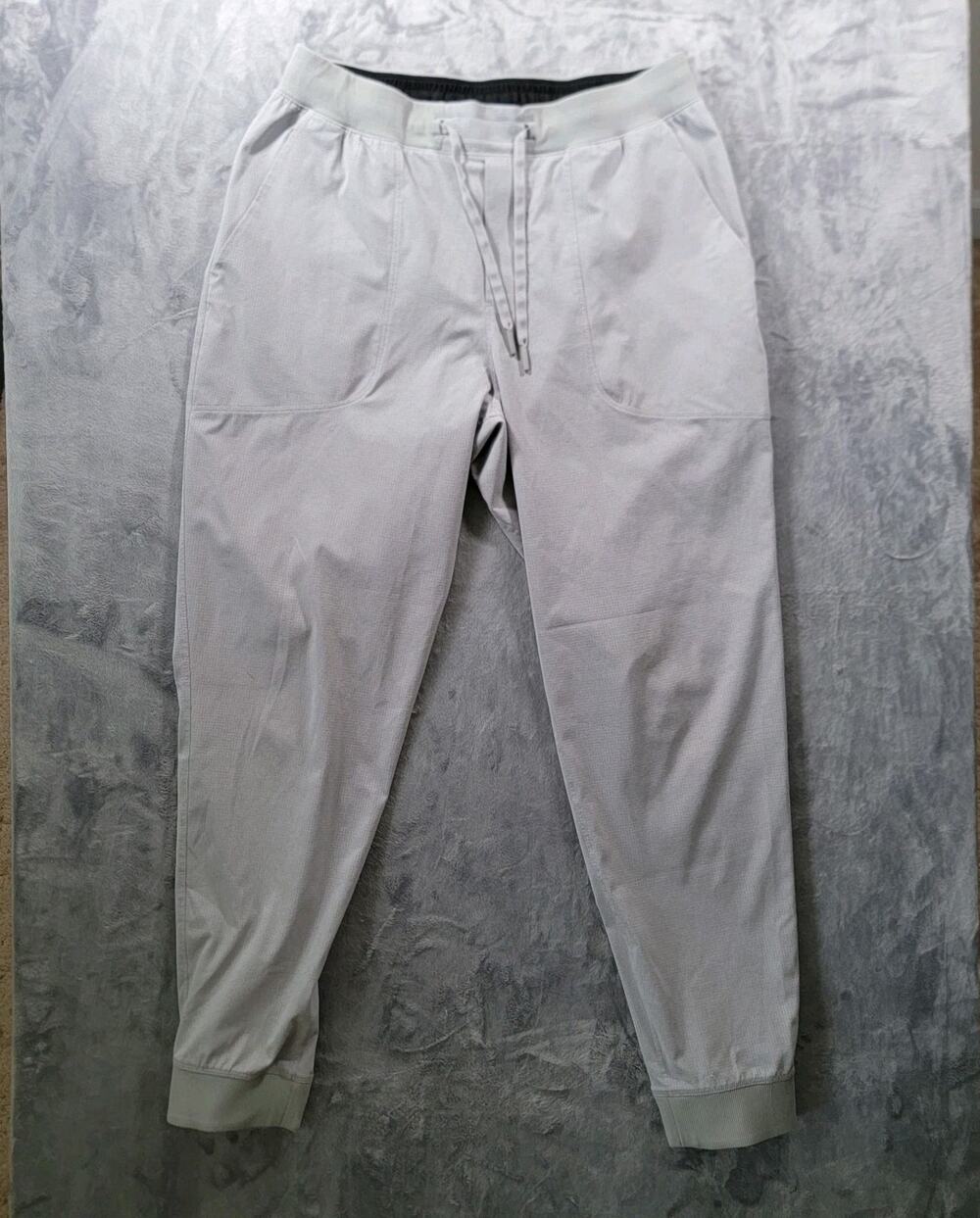 Lululemon Mens M ABC Wovenair Jogger Pants Gray